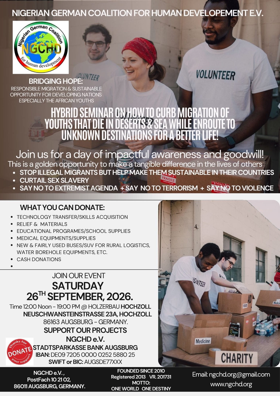 NGCHD event poster